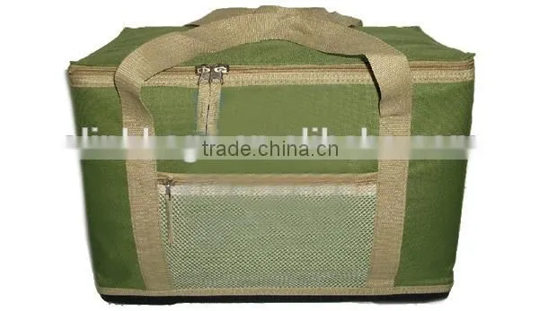 collapsible 4 person insulate picnic bag with handle