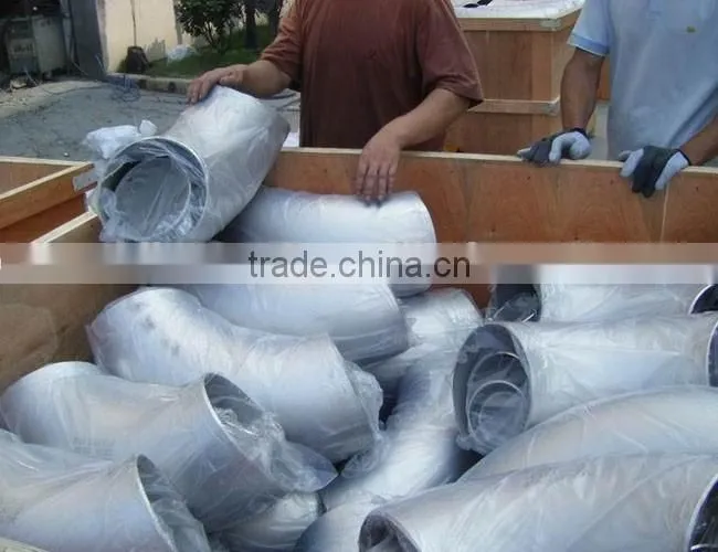 schedule 40 stainless steel 90 degree reducing elbow