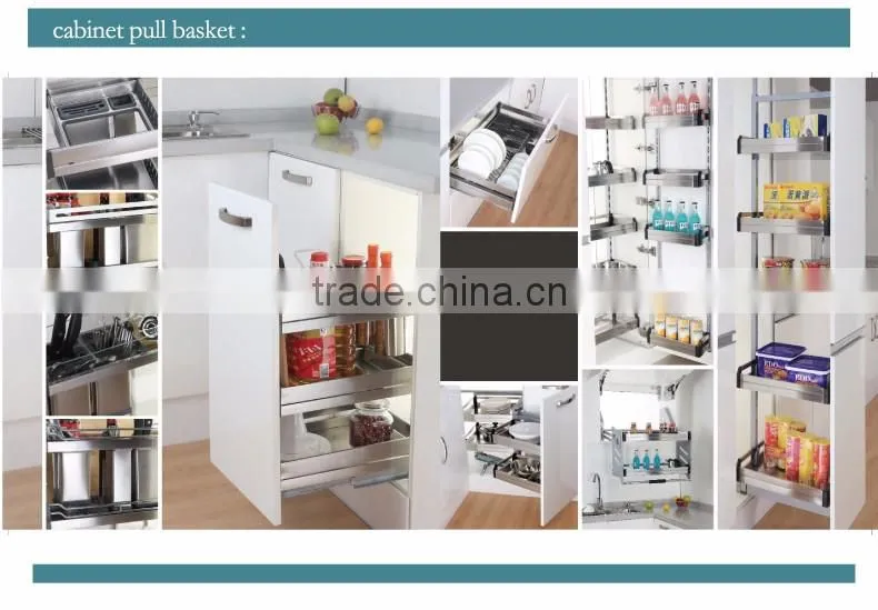 2015 European style Luxury solid wood simple designs accessories kitchen cabinet