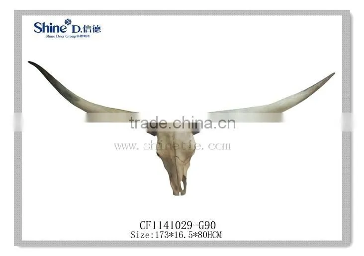 wall hanging artificial decorative resin animal head skull interior home decor