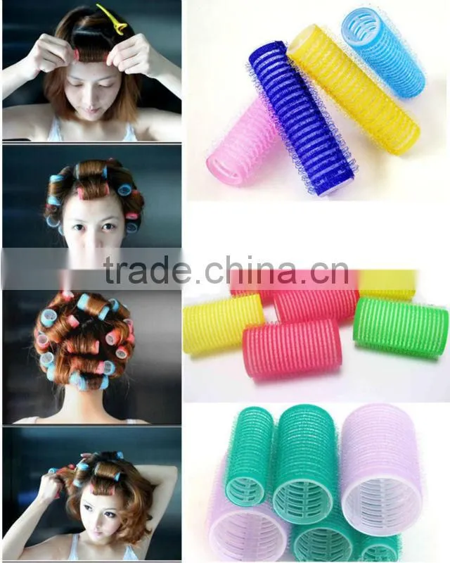 Self-gripping hair rollers CR041/plastic hair roller