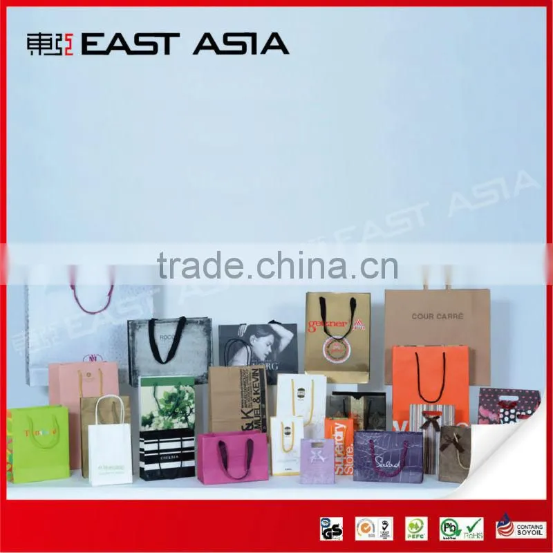 Coloring Printing Art Paper Laminated Promotion Bags