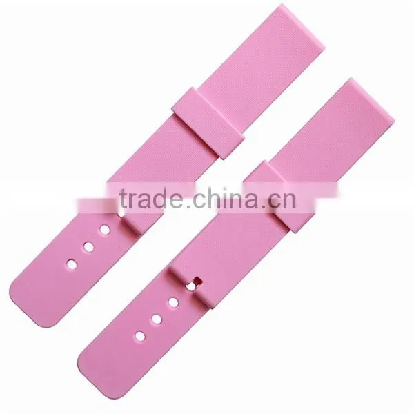 Super thin narrow 18mm plain silicone wrist bands