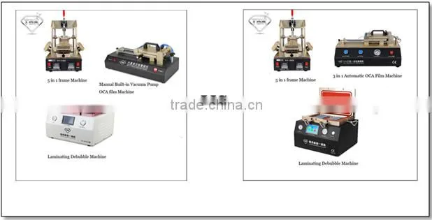 2016 Frame machine OCA Film Machine Laminating & Debubble machine For Full Set LCD Repair Machine