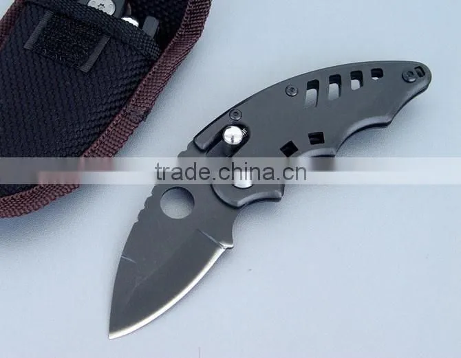 OEM 420 stainless steel new design pocket knife with nylon bag