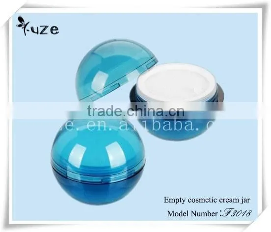 Empty cosmetic cream jar