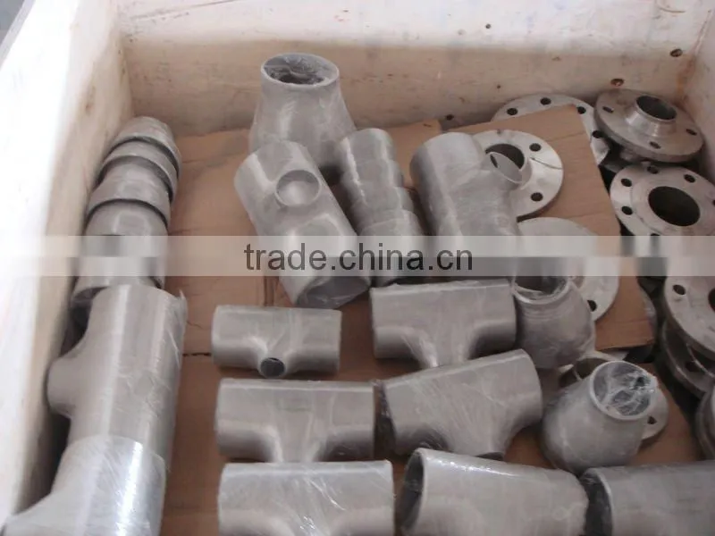 asme standard bevel ends black steel pipe fitting sch40 tee