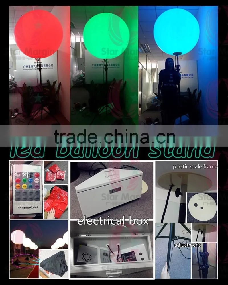 Amazing inflatable led balloon stand for decoration