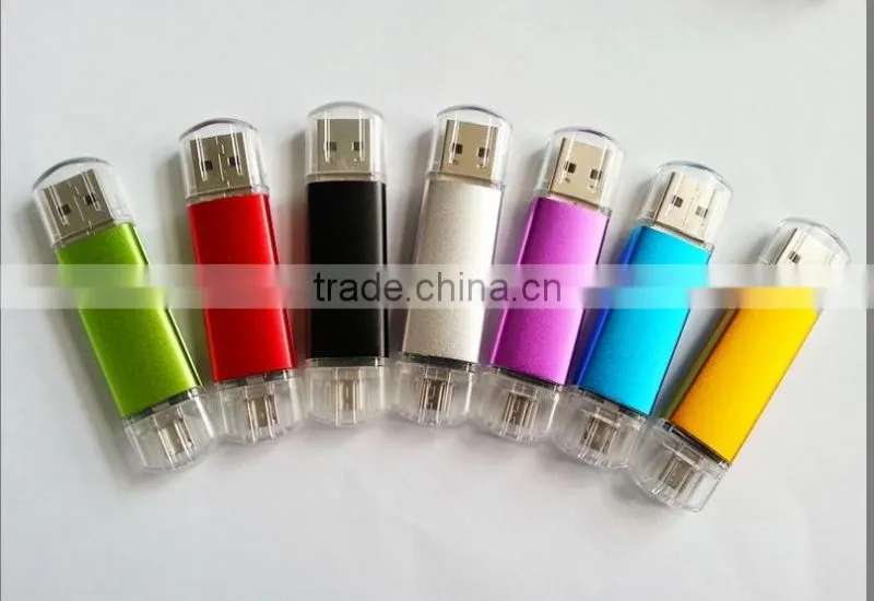 36 Months warranty New Android smartphone micro usb drive metal usb pen drive 8gb OTG usb flash drive