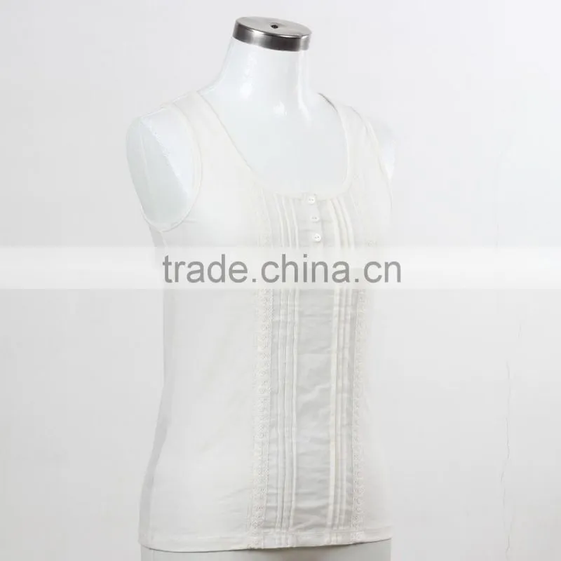 F5S15162 Women Blank Plain Tank Top