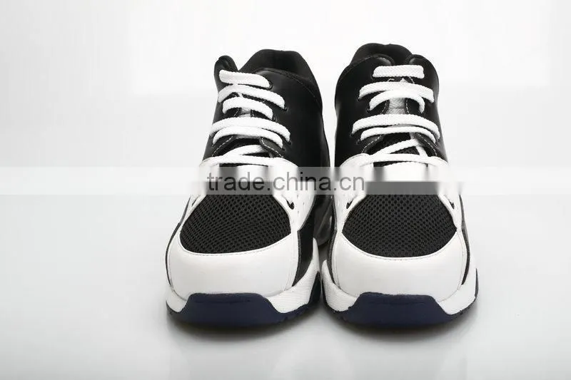 2016 newest fashion height increasing 10cm men basketball shoes