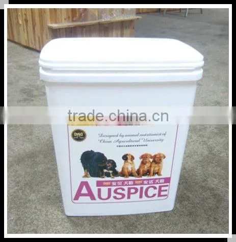 plastic pet food container