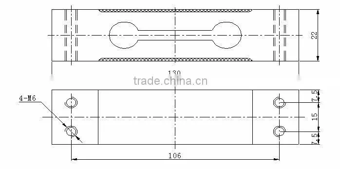 Low profile scale beam load cells