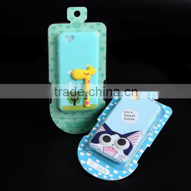 Lovely Cartoon Universal 3D TPU Silicone Phone Case For iPhone 6 6S