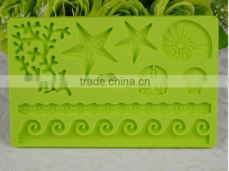 2016 new products silicone lace mat , soft fondant cake tools