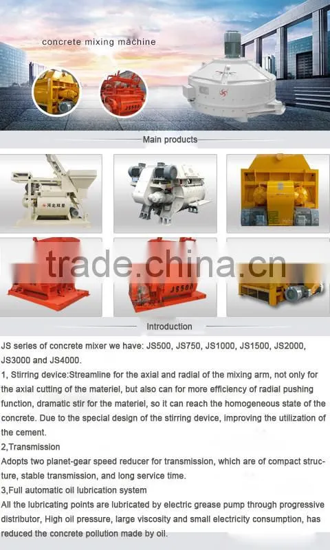 1m3 JS1000 concrete mixer sale in nigeria