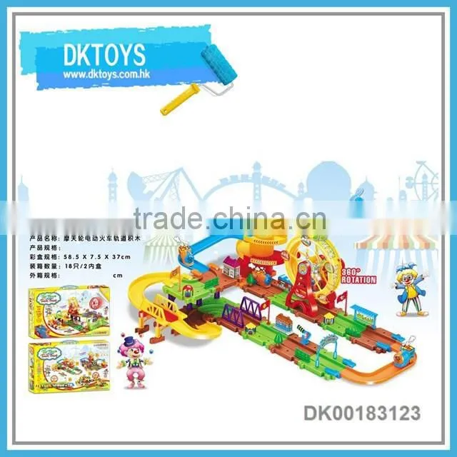 Cool design b/o ferris wheel train block