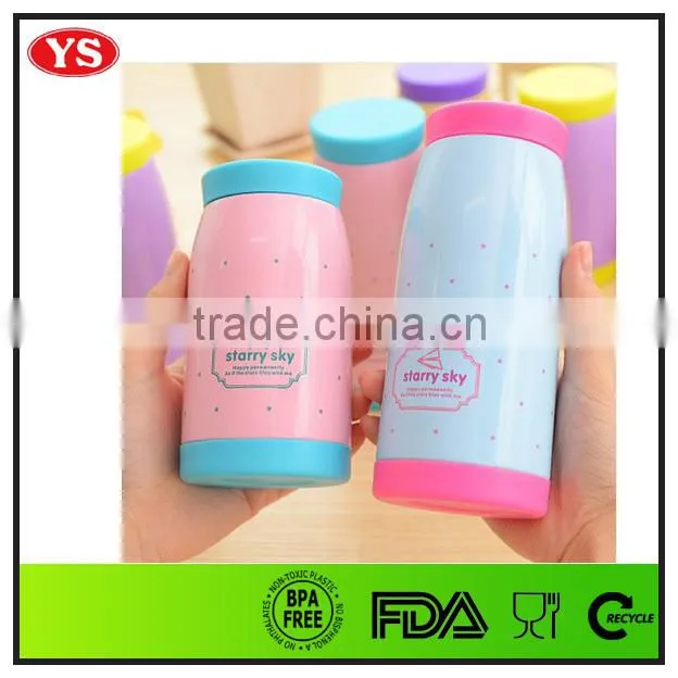 350ml double wall stainless steel vacuum funky thermos flasks