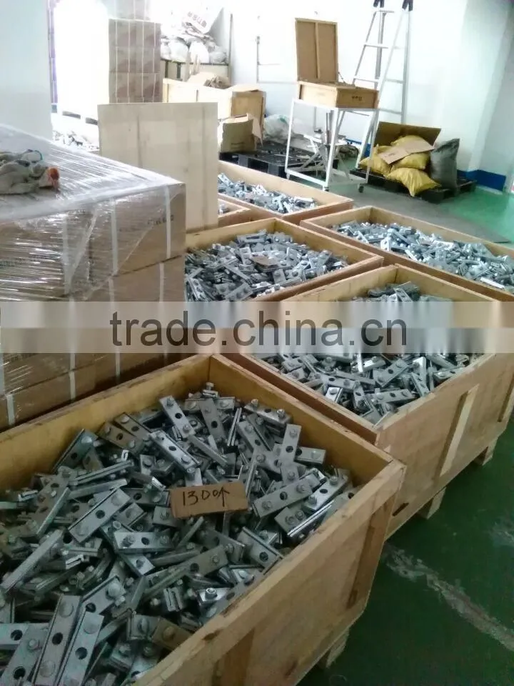 Suspension clamp with 2 bolts / Electric galvanized steel cable clamp
