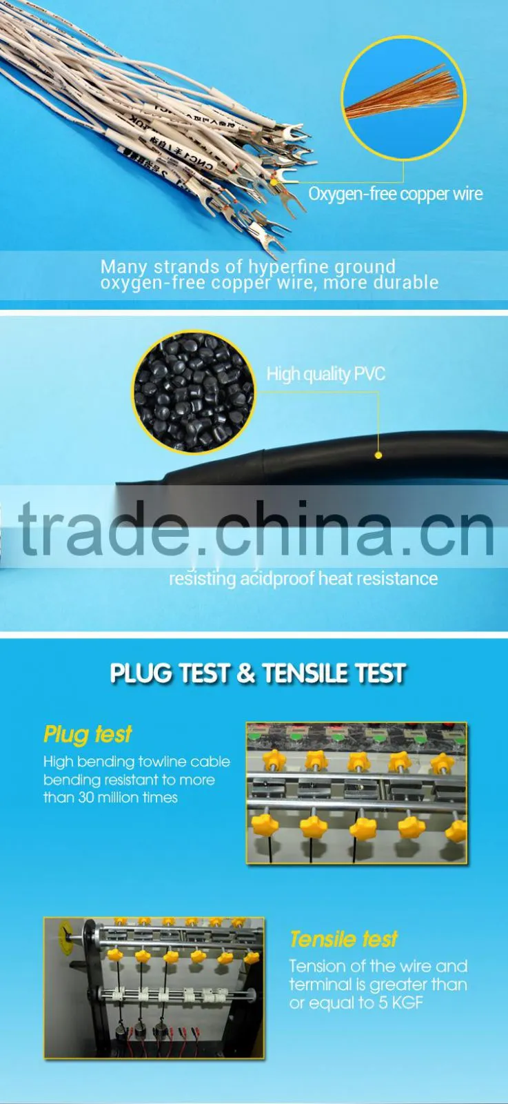 Specialized Cable for Rapid Drag Chain, Robot Cable, OEM/ODM Services available