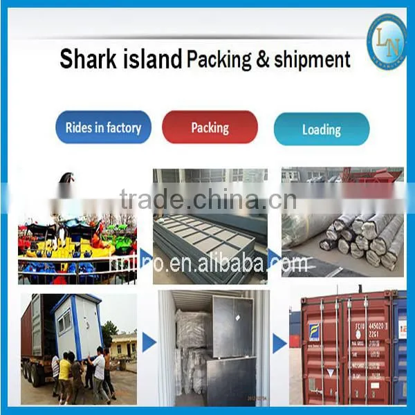 Playground equipment shark island ride!!!Amusement park ride fairground attraction shark island for sale