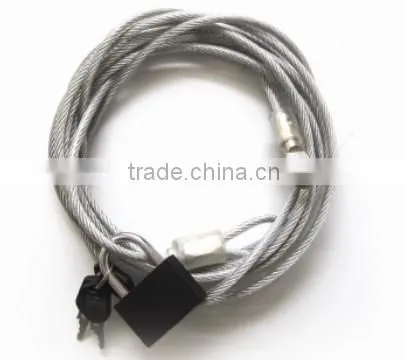 Bicycle spiral lock bicycle lock bike lock bicycle cable lock