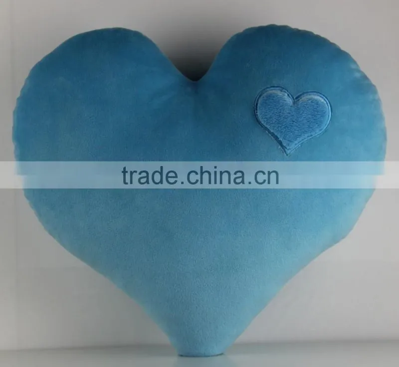 colorful Plush heart shaped Pillows for wedding gift and valentine's day