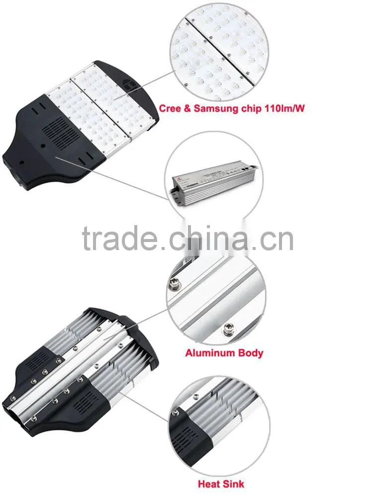 With 5 years warranty CE RoHS IP65 LED Street and Garden Light