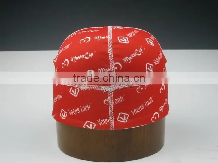 red print swimming cap