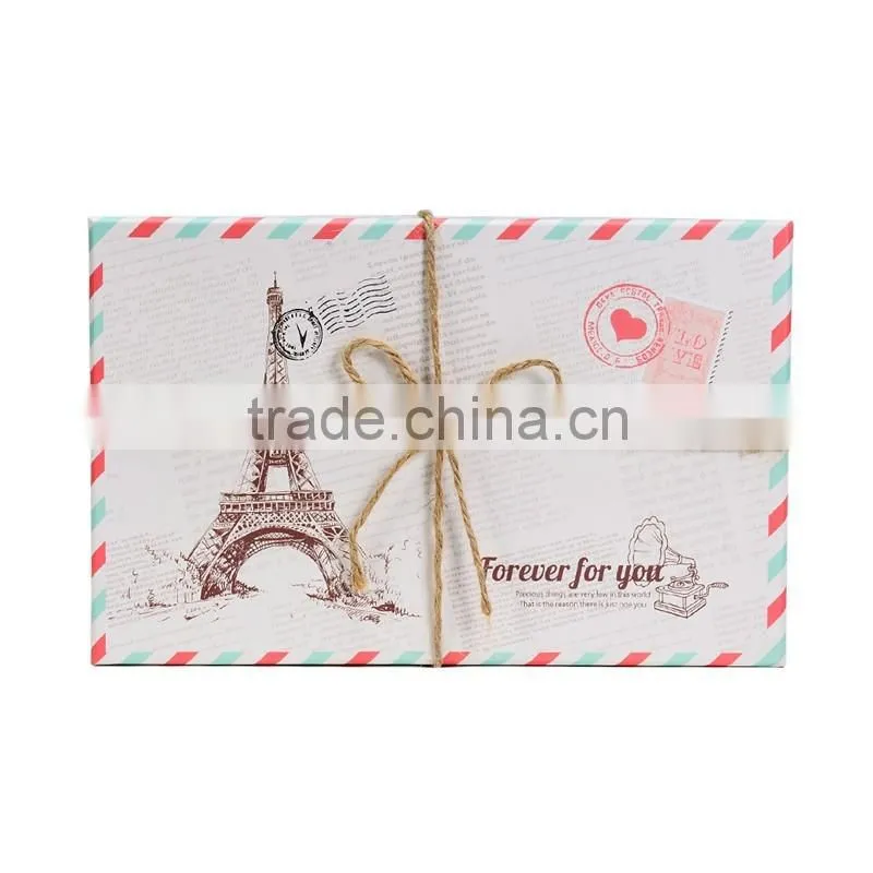 Special popular for the paper gift box with rope