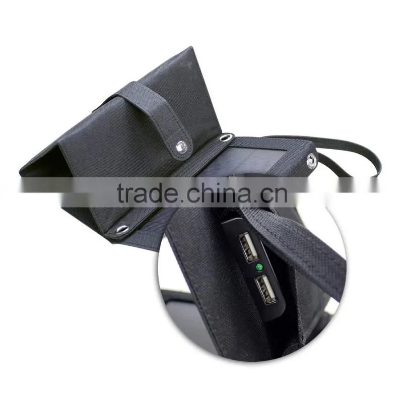 Hot sale factory price solar charger foldable 6.8W solar panel from Shenzhen