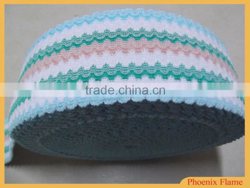 beautiful jacquard high elastic tape for girl dress
