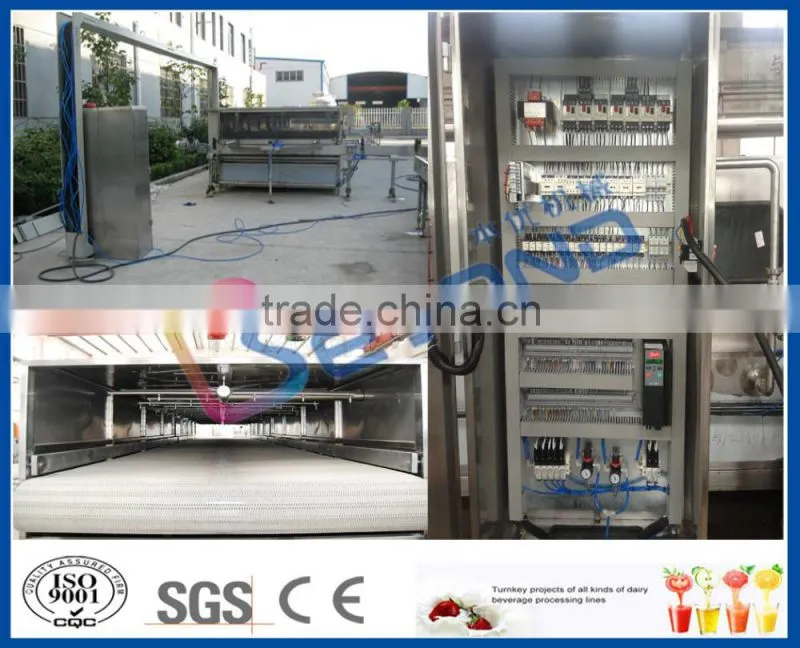 Pasteurization and cooling tunnel
