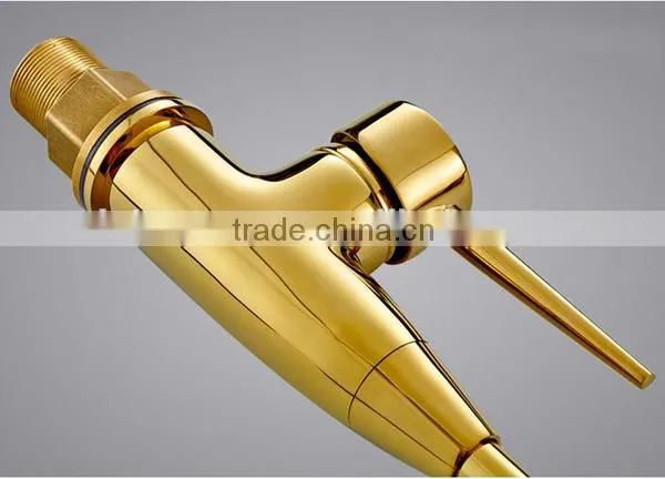 middle east market Modern golden faucet, Wall Mounted Kitchen faucet Mixer Water Tap From Kaiping Factory