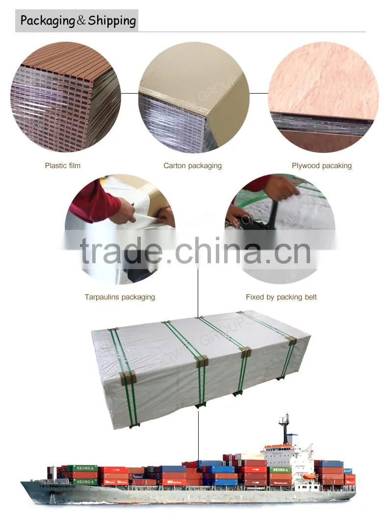 Wood Effect Wood Plastic Composite WPC Wall Cladding