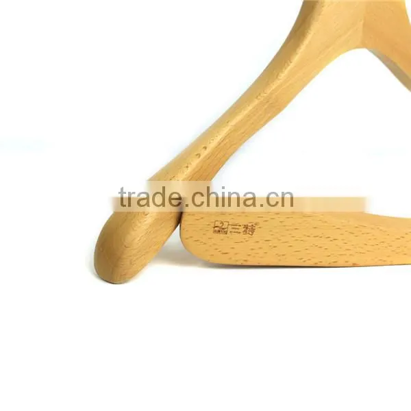 luxury wooden hangers with square hooks