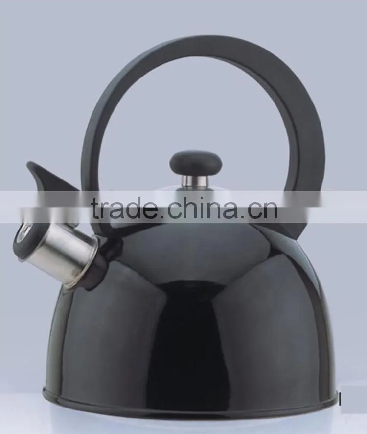 2.5L black color coating coffee kettle induction stainless steel tea kettle