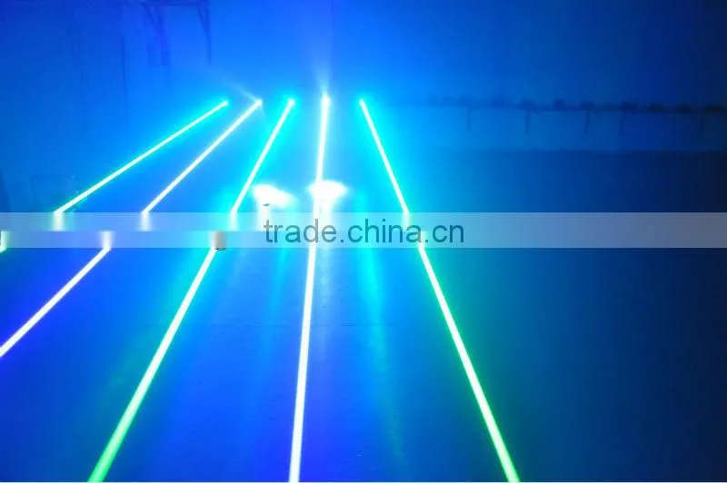 Green & Blue 8 lens stage laser DJ lighting show system for sale