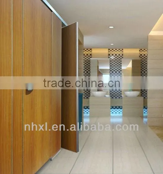 Sunleaf 18,36mm thickness complete toilet partition /HPL/partition/toilet partition accessories