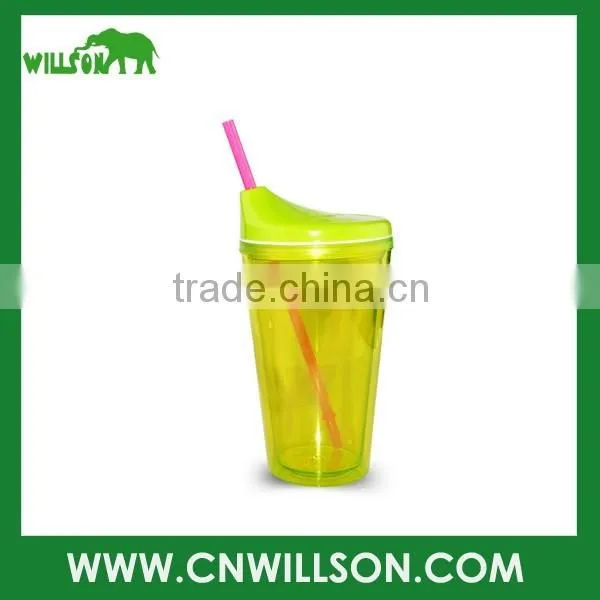 16oz plastic cup with lid plastic coffee cup eco cup