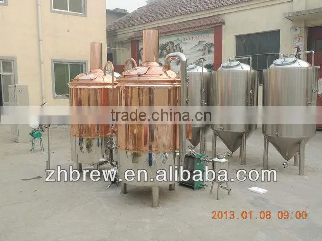 complete beer equipment/brewery system with CE certification