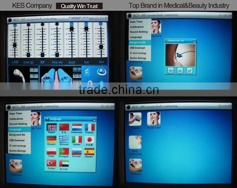 2015 newest multifunctions facial beauty machine slimming beauty products body fat analyzer