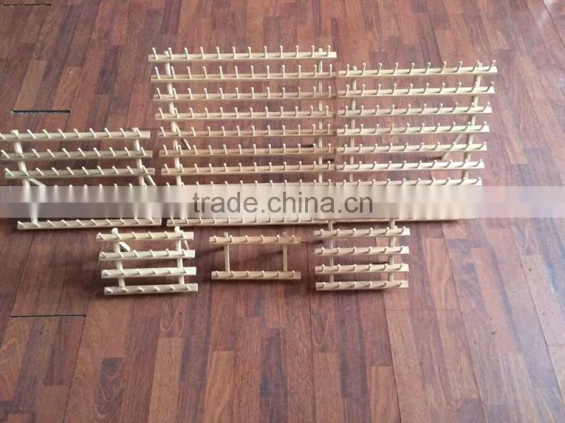 new products!!! china heilongjiang wood supplier home tool wood rack for ribbons