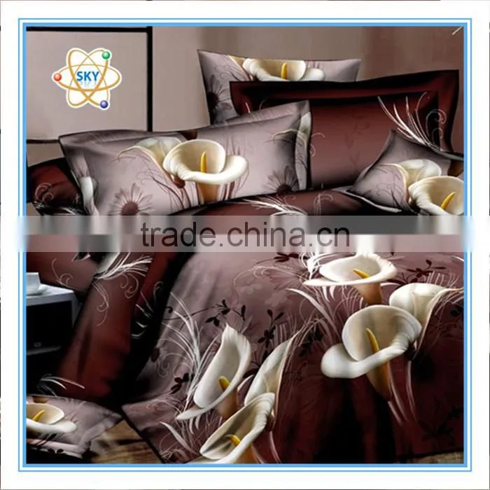 Queen 3D printing bedding sheet sets