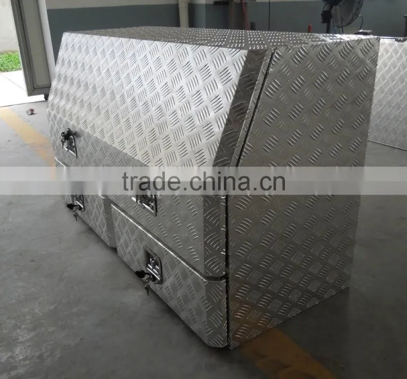 Drawers New Aluminum Toolbox for trucks for sale ODM /OEM Light , Durable and Secure