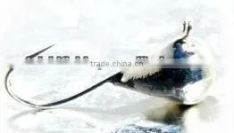 Electroplating Rain Drop Series Tungsten ice jig