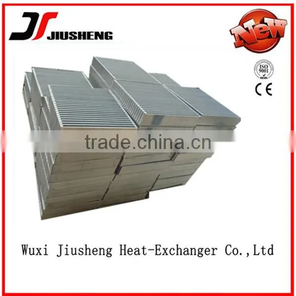 China manufacturer of Customized plate fin aluminum intercooler core