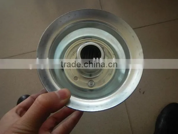 hand trolley steel flat rim with or without bearing 3.50-4