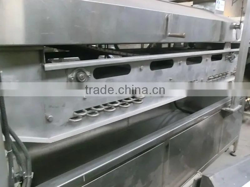 Continuous banana potato chips deep fryer