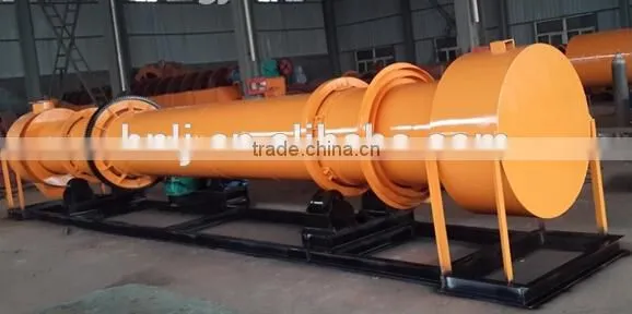 Rotary drum dryer for fertilizer drying